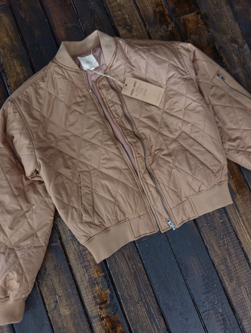 Camel Colored Thread & Supply Jacket - NWT